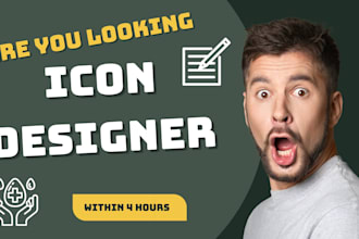 create unique vector icons, mobile app icon, clean app logo or app icons,