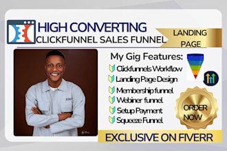 clickfunnels sales funnel landing page expert gohig level click kajabi