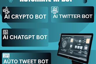 automate ai chatbot, ai twitter bot, ai chatgpt bot, ai crypto bot, auto tweet