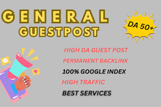 publish article on UK and USA  blog via general guest post, guest post backlink