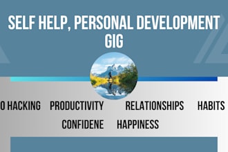 be your ghostwriter for personal growth and mindset books, self help,