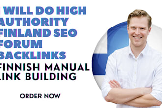 do 21 high authority finland seo forum backlinks finnish manual link building