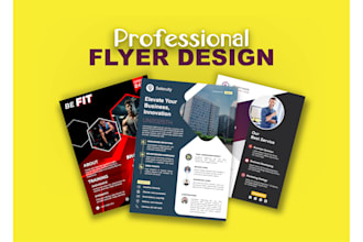 design clean modern and corporate flyers