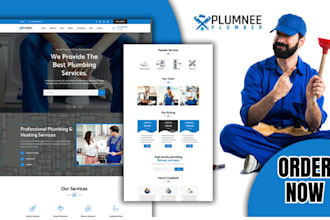 high converting hvac, plumbing, or contractor website that gets you clients