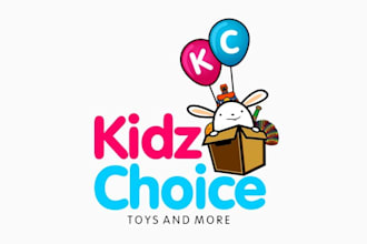 design wonderful kidz toy choice logo