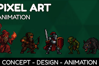 make professional pixel art animation for indie projects