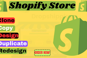 clone shopify store duplicate redesign copy revamp clone shopify website