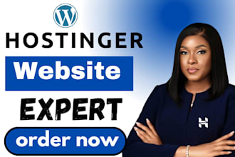design wordpress website on hostinger,godaddy,bluehost woocommerce website