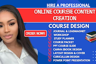 create course packet, course syllabus, workshop resource, workbook, lesson plan