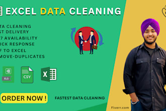clean, format, merge, split excel data