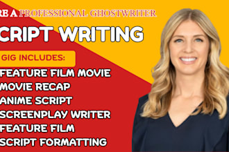 do industry format movie script writing tv series super natural thriller