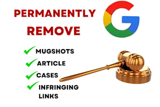 permanently remove mugshots, takedown and online reputation