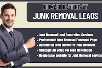 trash lead, junk removal leads, junk removal, website design, wordpress website