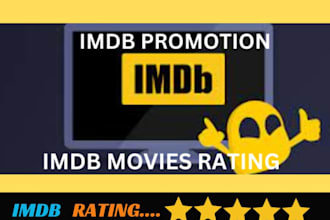 promote your imdb movie page with organic rating