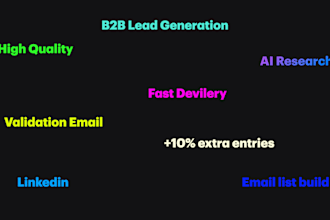 deliver qualified b2b leads using ai driven company research