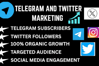 grow crypto telegram promotion, crypto telegram marketing, telegram subscribers