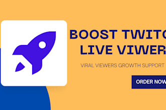 organically promote your twitch channel live viewers