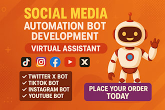 social media bot tiktok bot instagram bot youtube bot twitter x auto follow bot