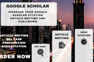 write article for eb1 to increase citations for eb1a