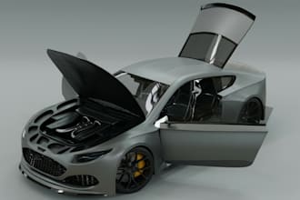 3d automotive model,3d car model,car part wheel model,solidwork model,3d autocad