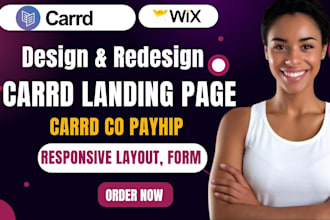 design carrd website, redesign carrd website, carrd landing page, card co payhip