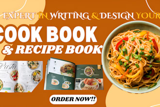 write quality cookbook recipe, cookbook design, cookbook formatting, recipes