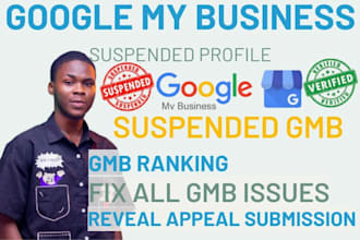 do suspended gmb, reinstate gmb profile, fix google suspension do gmb suspension