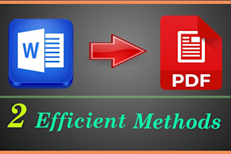 convert PDF to word, google docs, powerpoint, typing