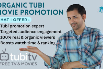 do viral tubi movie promotion to boost movie ranking to increase viewers