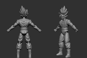 sculpt 3d model toys,characters for 3d printing, action figure,rendering zbrush
