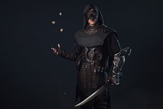animaze avatar model,game ready character,ue5 rig,3d ultra texture,assets design