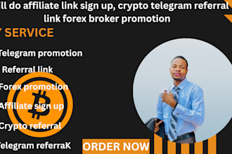 do affiliate link sign up, crypto telegram referral  link forex broker promotion