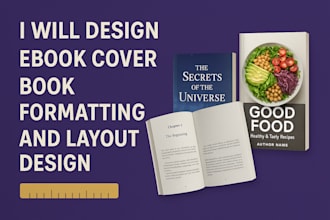 design ebook cover book formatting and layout paperback canva ebook design print