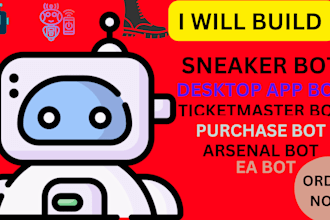 setup shoes bot, snkrs app bot, kobe shoes bot, snkrs bot, tinder bot,ticket bot