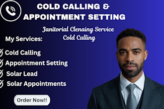 cold call janitorial cleaning service, janitorial cold calling, b2b cold calling