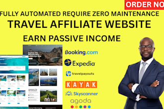 provide automated travel affiliate websites for passive income