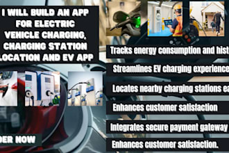 build an ev charging app, ev charging station, charging station location app