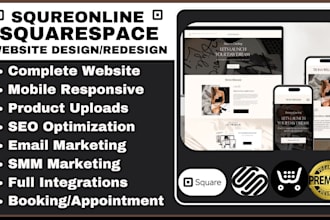 build square website redesign square online store ecommerce squarespace website