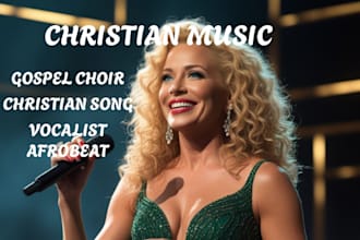 sing christian song gospel choir soulful music lyrics blues afrobeat vocalist