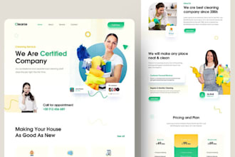 design bookings drive dry cleaning, laundry, or cleaning service website