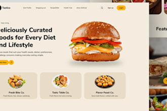 create food website with online ordering system restaurant website cafe websit
