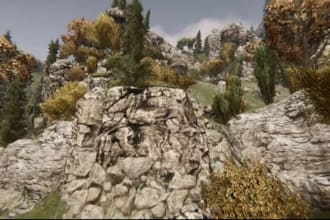 do unity 3d game environment, level design 3d game assets, unreal engine games,