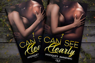 create professionally ebook cover, KDP book cover or romance book cover design