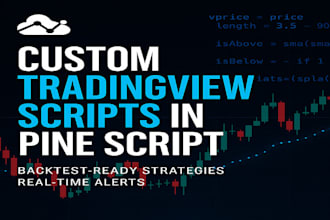 code your custom tradingview strategy or indi cator in pine script