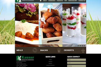 responsive opencart website for online store