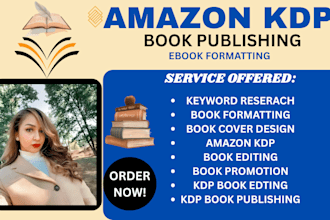 amazon kdp book publishing spanish manuscript formatting ebook ghostwriter