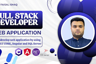 be your full stack developer in dotnet core and angular to develop website