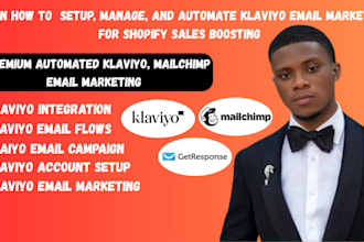setup klaviyo email flows and email marketing automation for shopify ecommerce