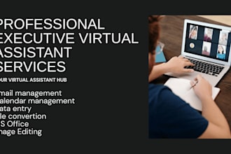 be your executive virtual assistant