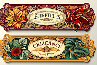 do modern cigar logo, cigar bands, cigar label and cigar box design
